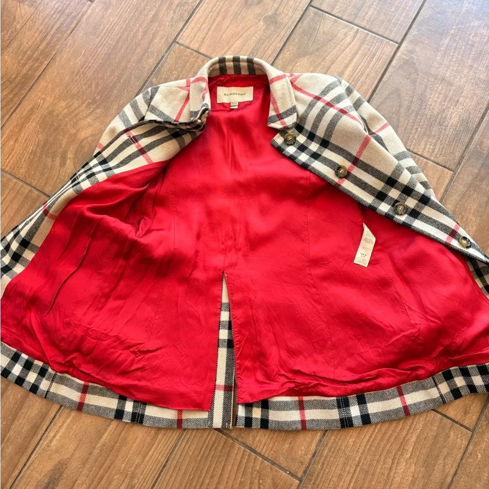 Burberry wool blend girls coat 12